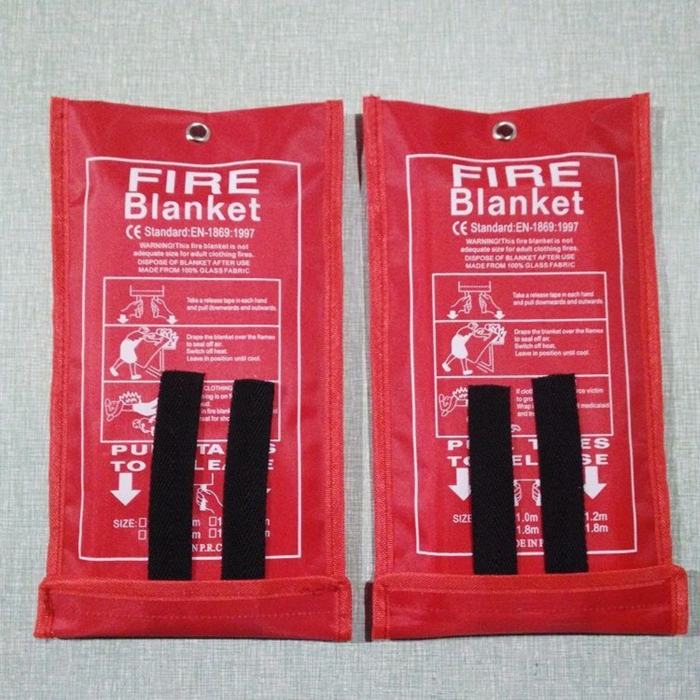 Silicone fire blanket
