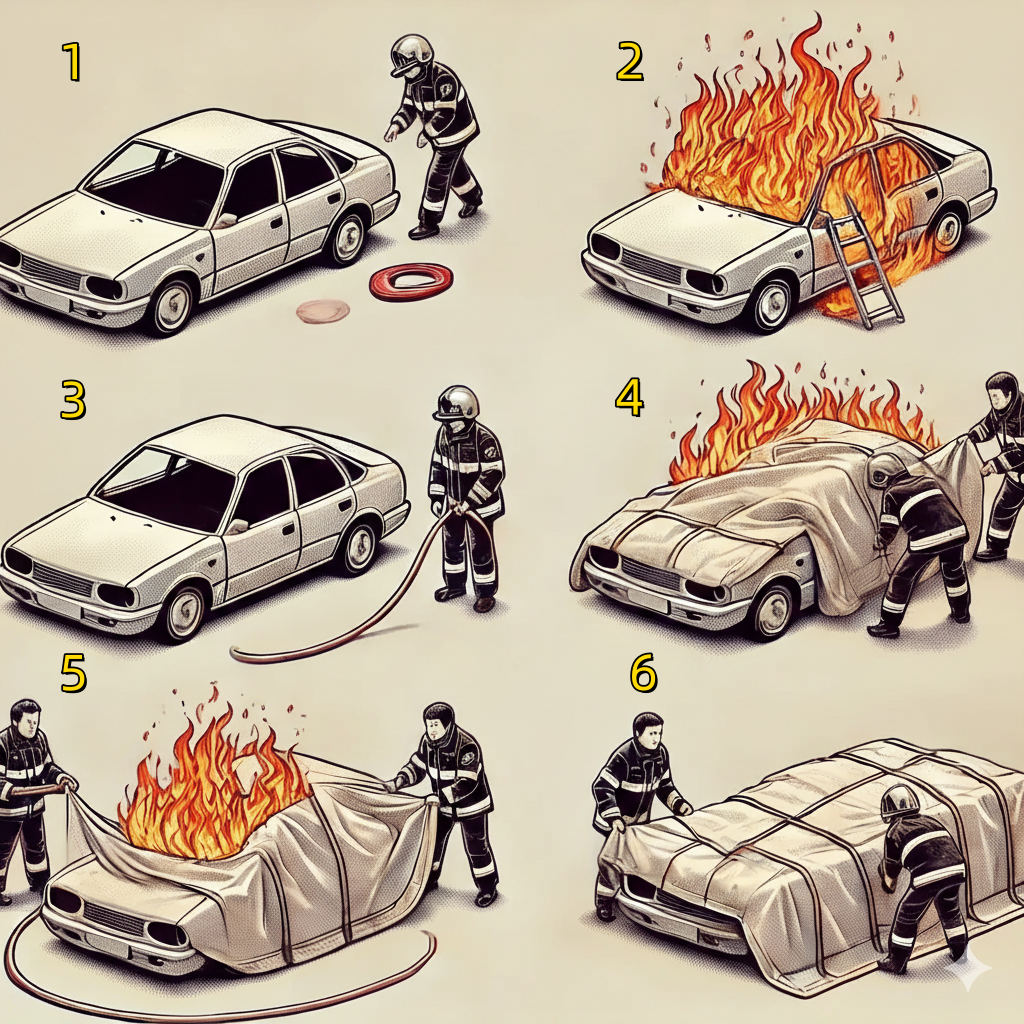 EV Fire Blanket