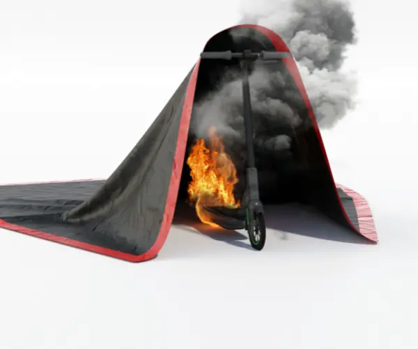 Electric Scooter Fire Blanket